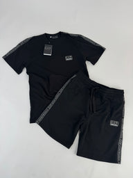 CONJUNTO CORTO - EA7 2025 - NEGRO