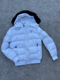 Chaqueta Moncler - BLANCO - Pelo Negro