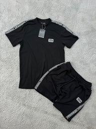 CONJUNTO CORTO - EA7 NEGRO