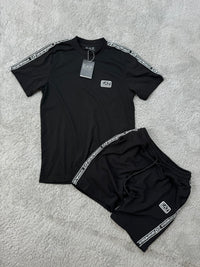 CONJUNTO CORTO - EA7 NEGRO