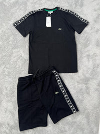CONJUNTO LACOSTE - NEGRO