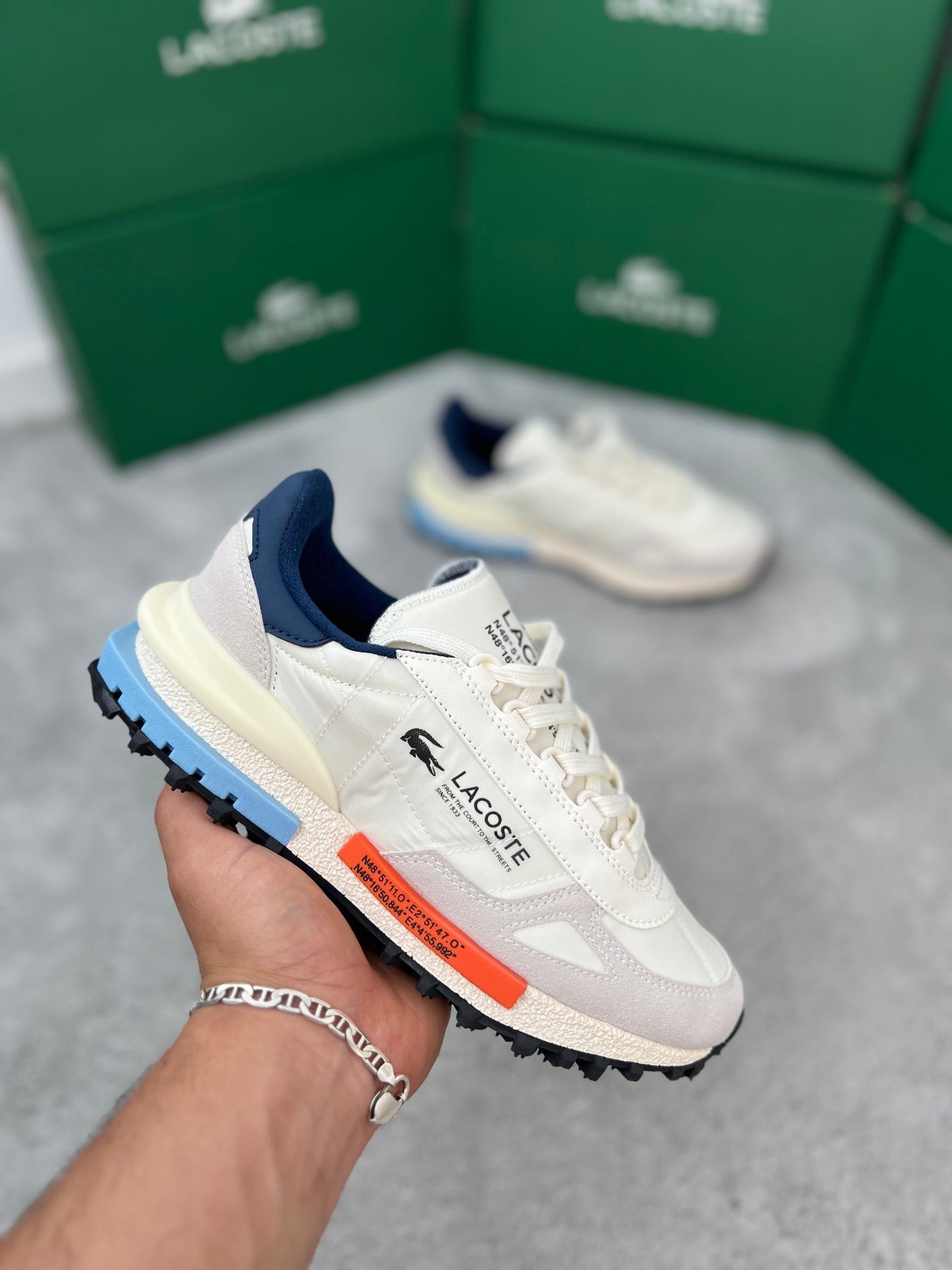 LACOSTE ACTIVE ELITE - BLANCO ROTO