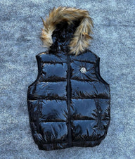 Chaleco Moncler ref/23 pelo marron