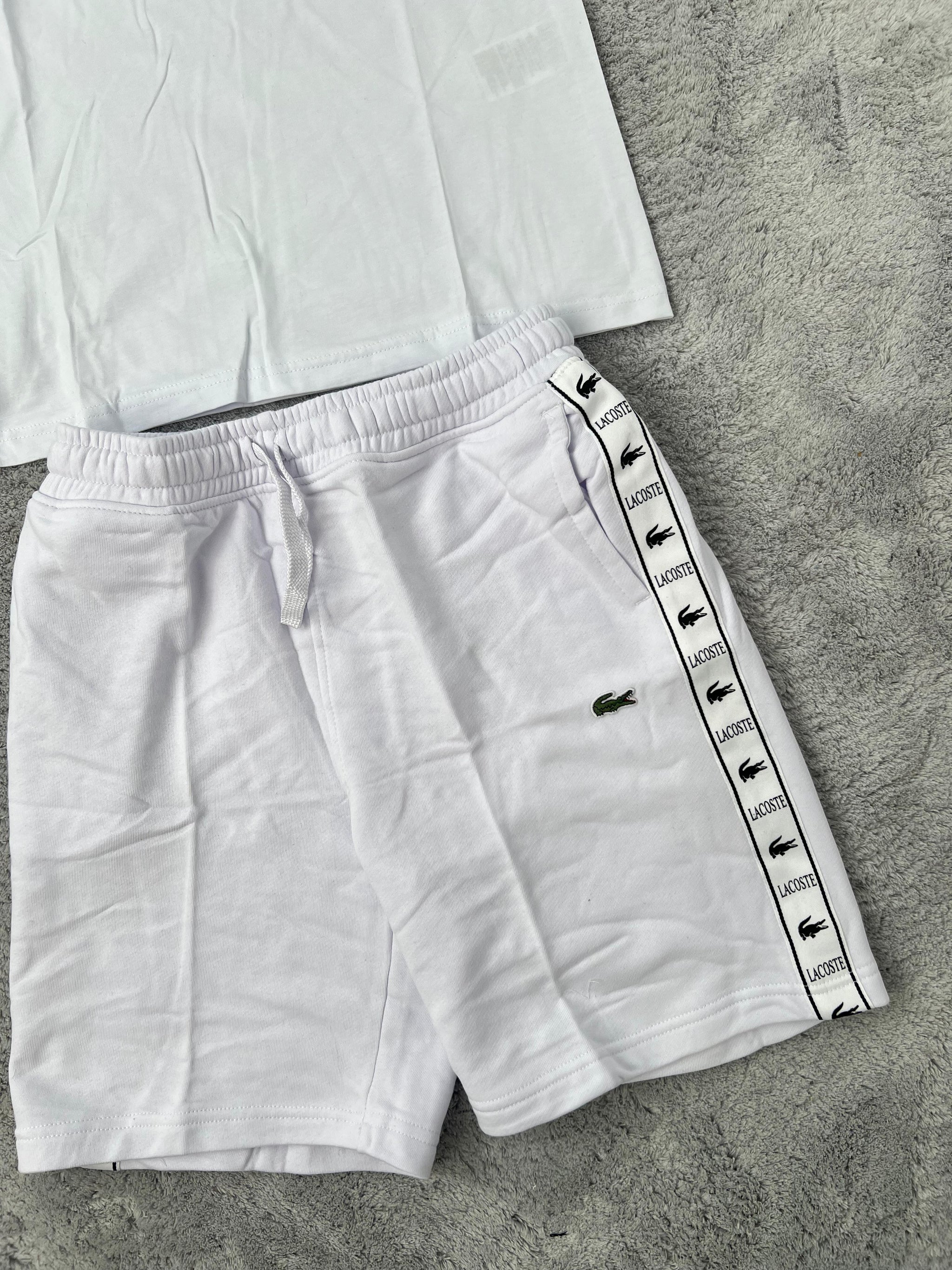 CONJUNTO LACOSTE - BLANCO