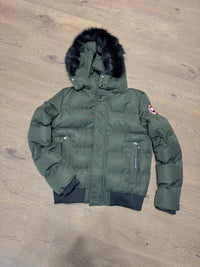 Chaqueta CANADA GOOSE - VERDE KAKI- Pelo Negro