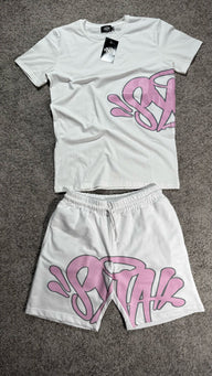 CONJUNTO SYNA - BLANCO/ROSA