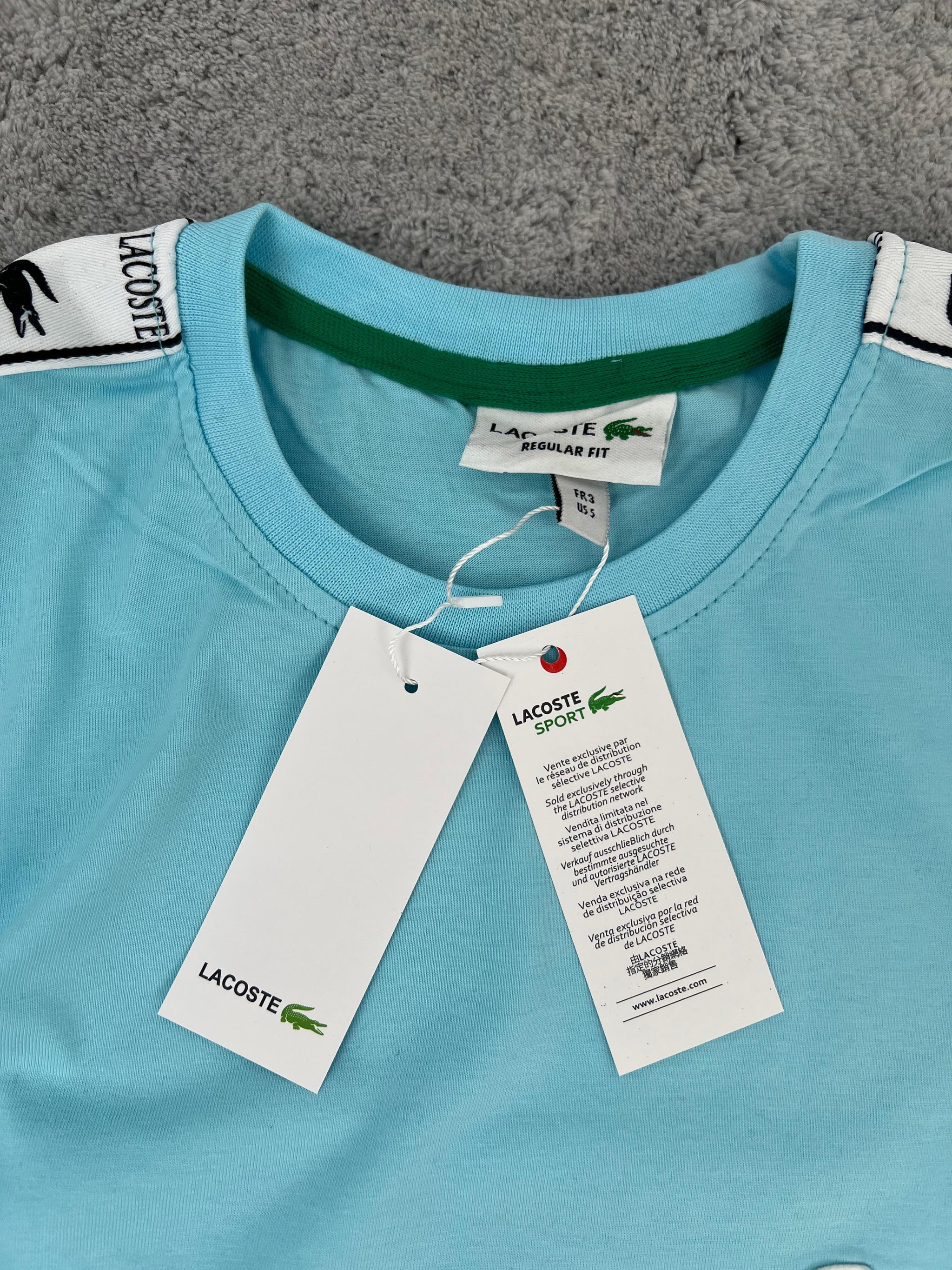 CONJUNTO LACOSTE - TURQUESA