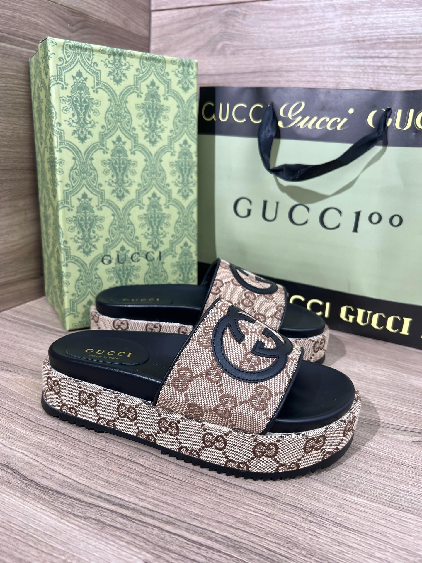 GUCCI - MARRON/NEGRO