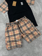 CONJUNTO CORTO - BURBERRY NEGRO