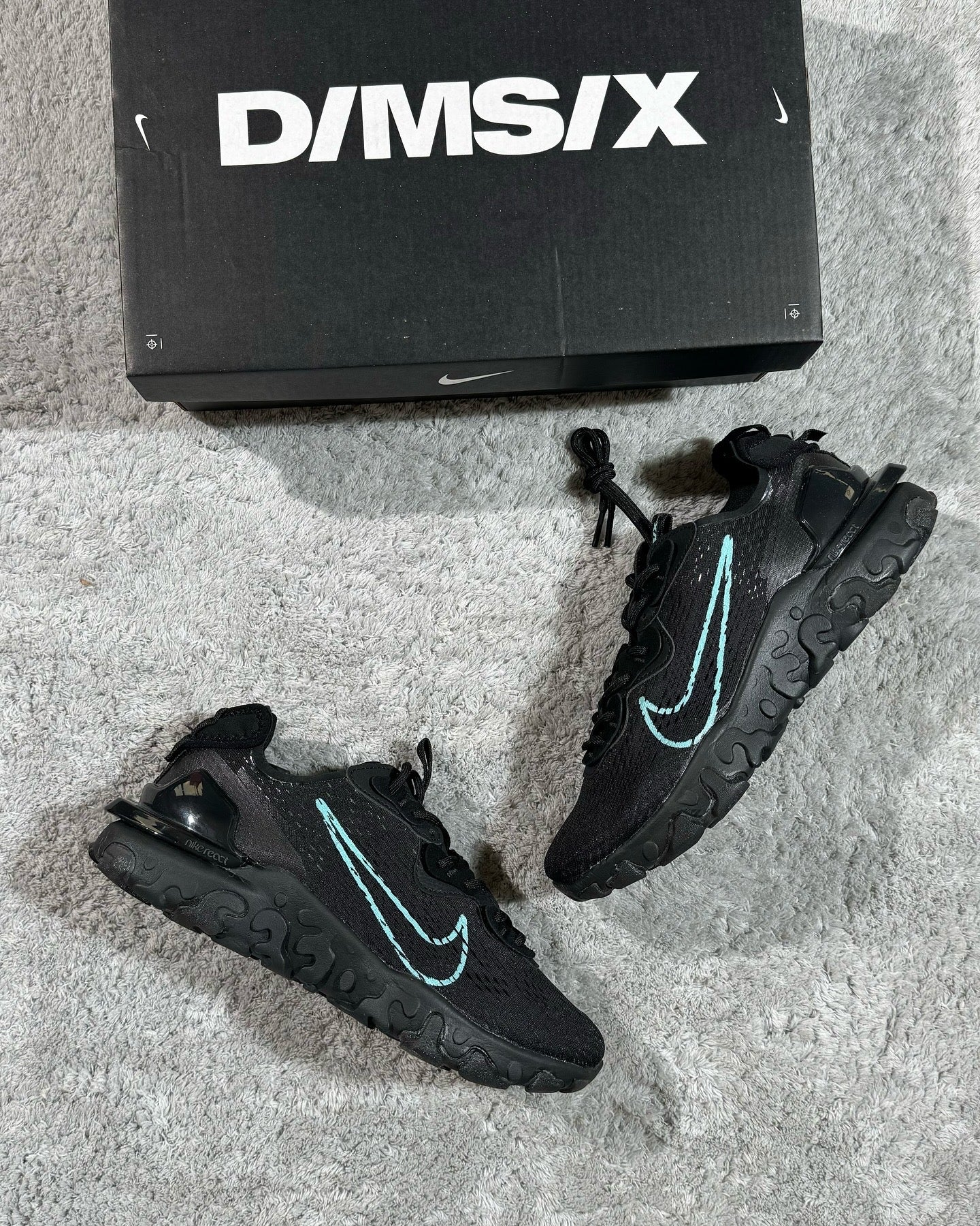 NIKE REACT VISION - Black/Teal