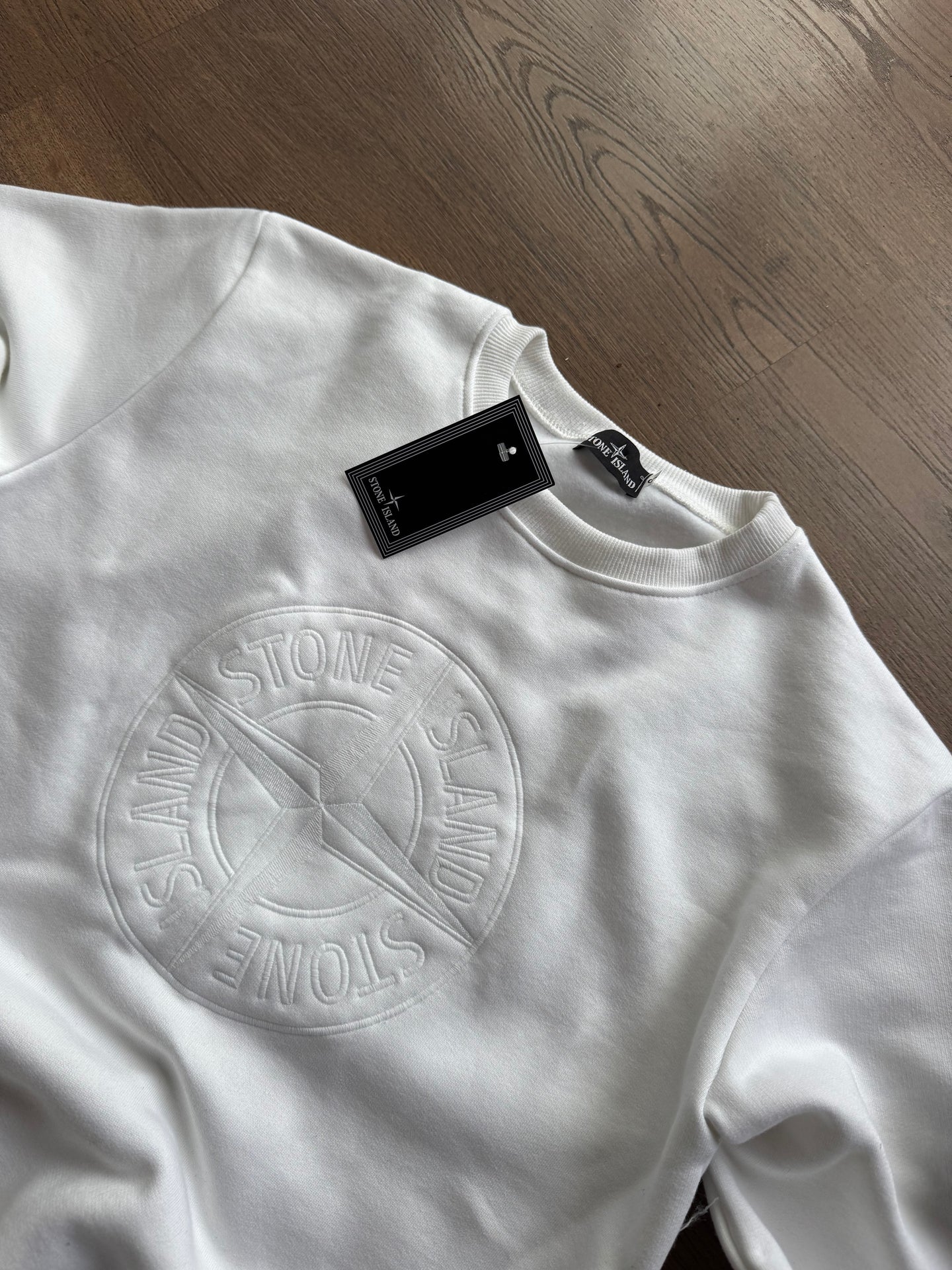Sudadera Stone Island - Blanca