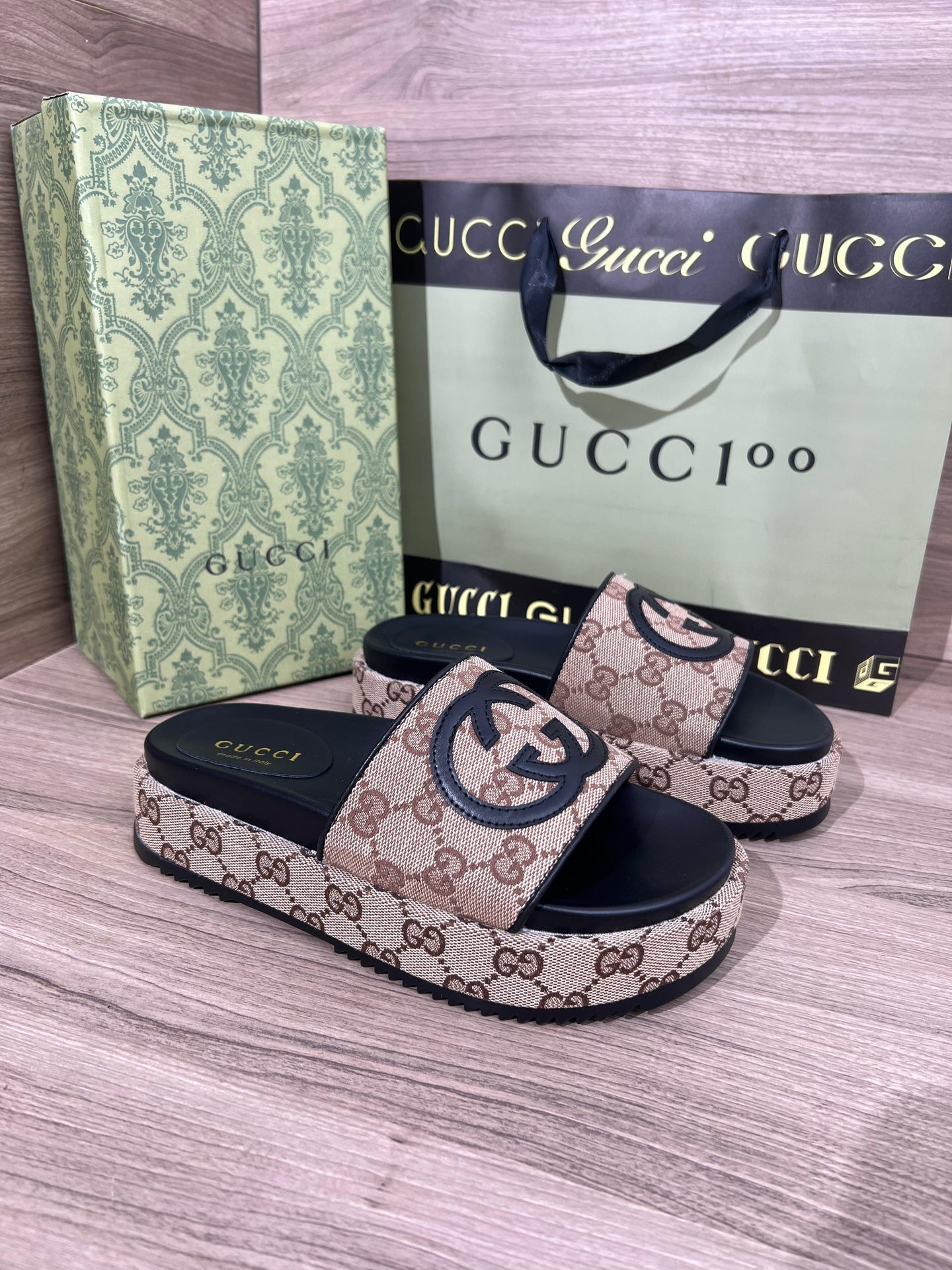 GUCCI - MARRON/NEGRO