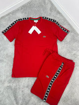 CONJUNTO LACOSTE - ROJO
