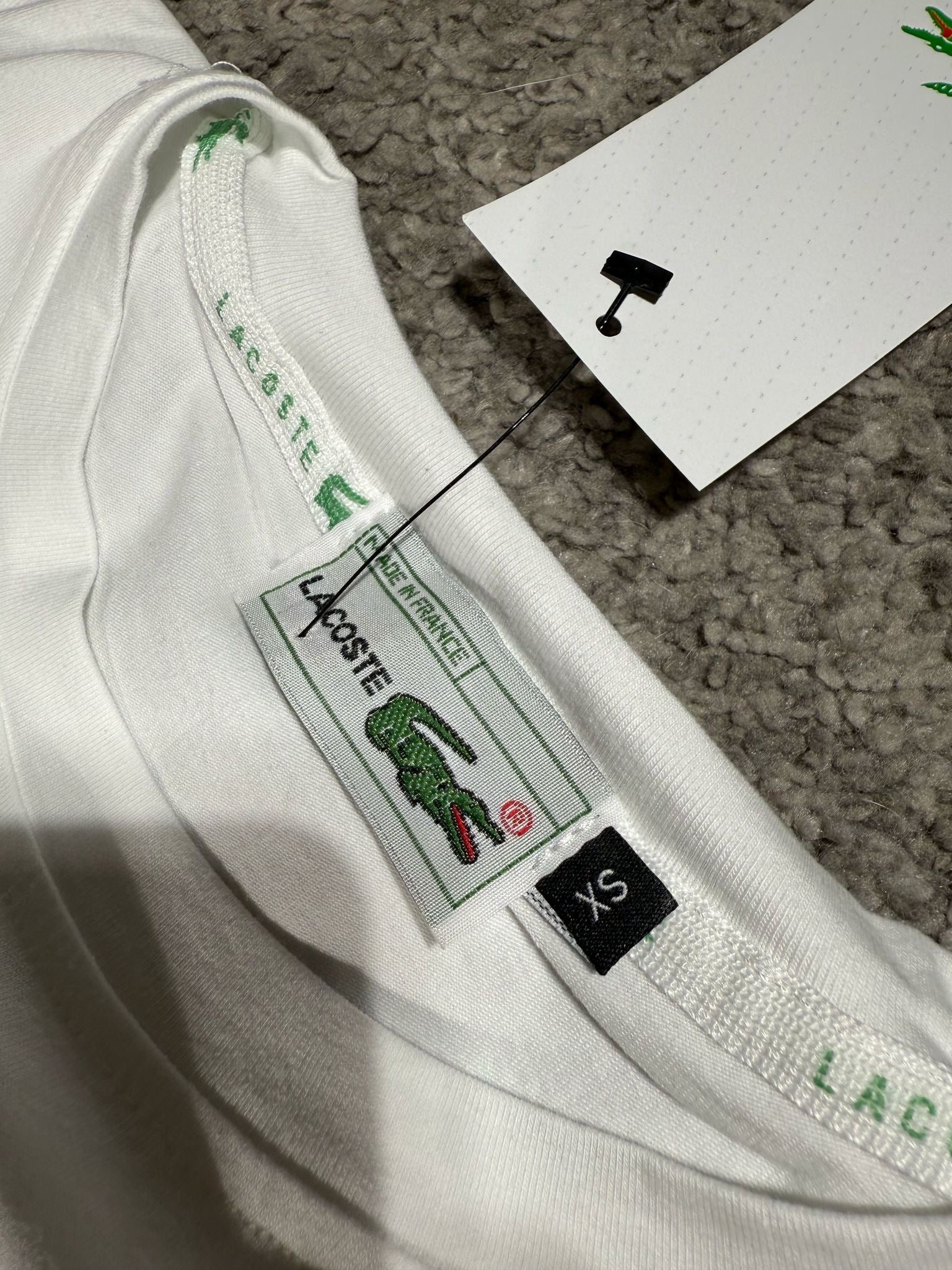 CONJUNTO LACOSTE - BLANCO