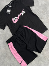 (CONJUNTO NIKE - NEGRO/ROSA