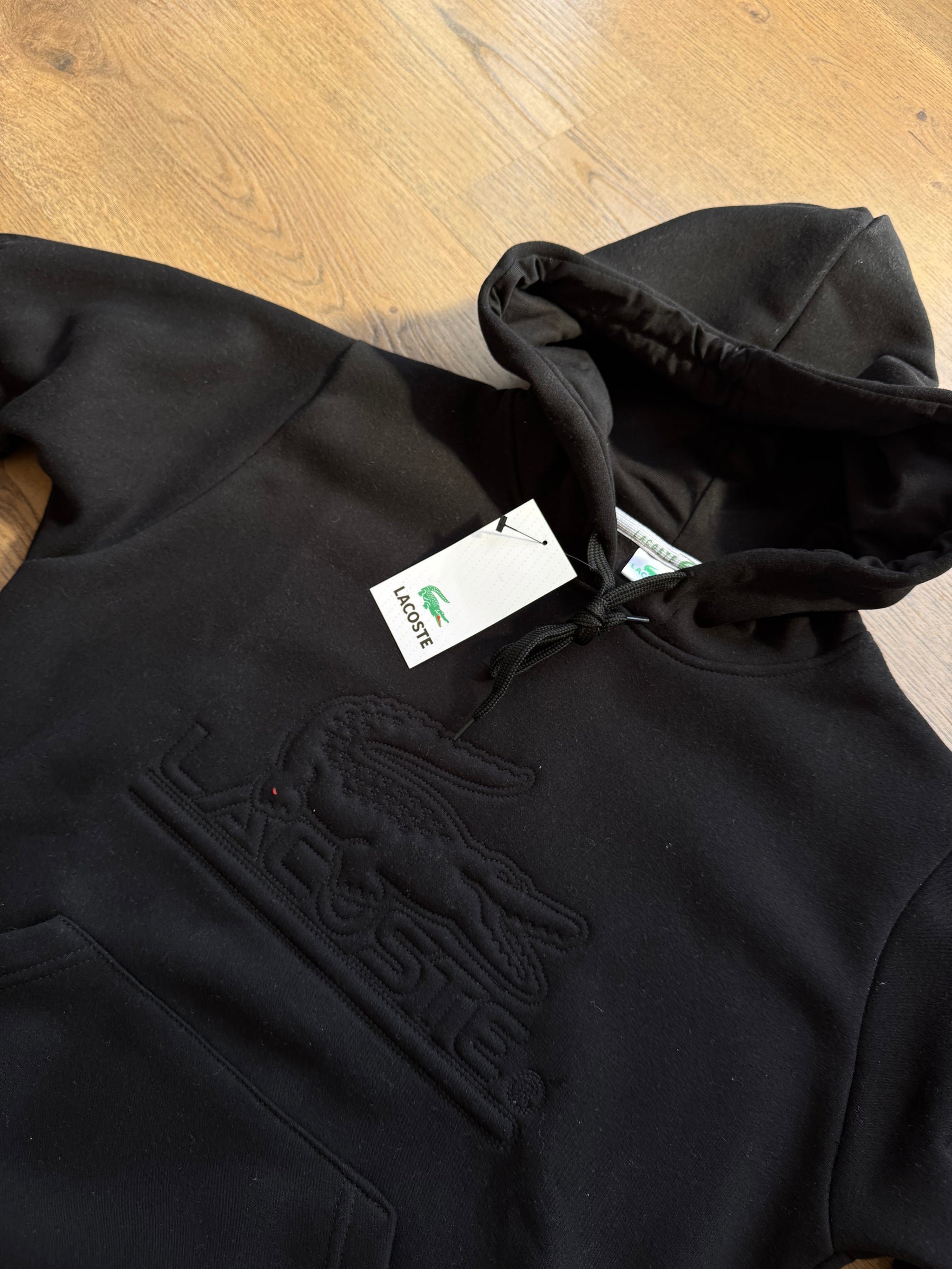 Conjunto Lacoste - Negro