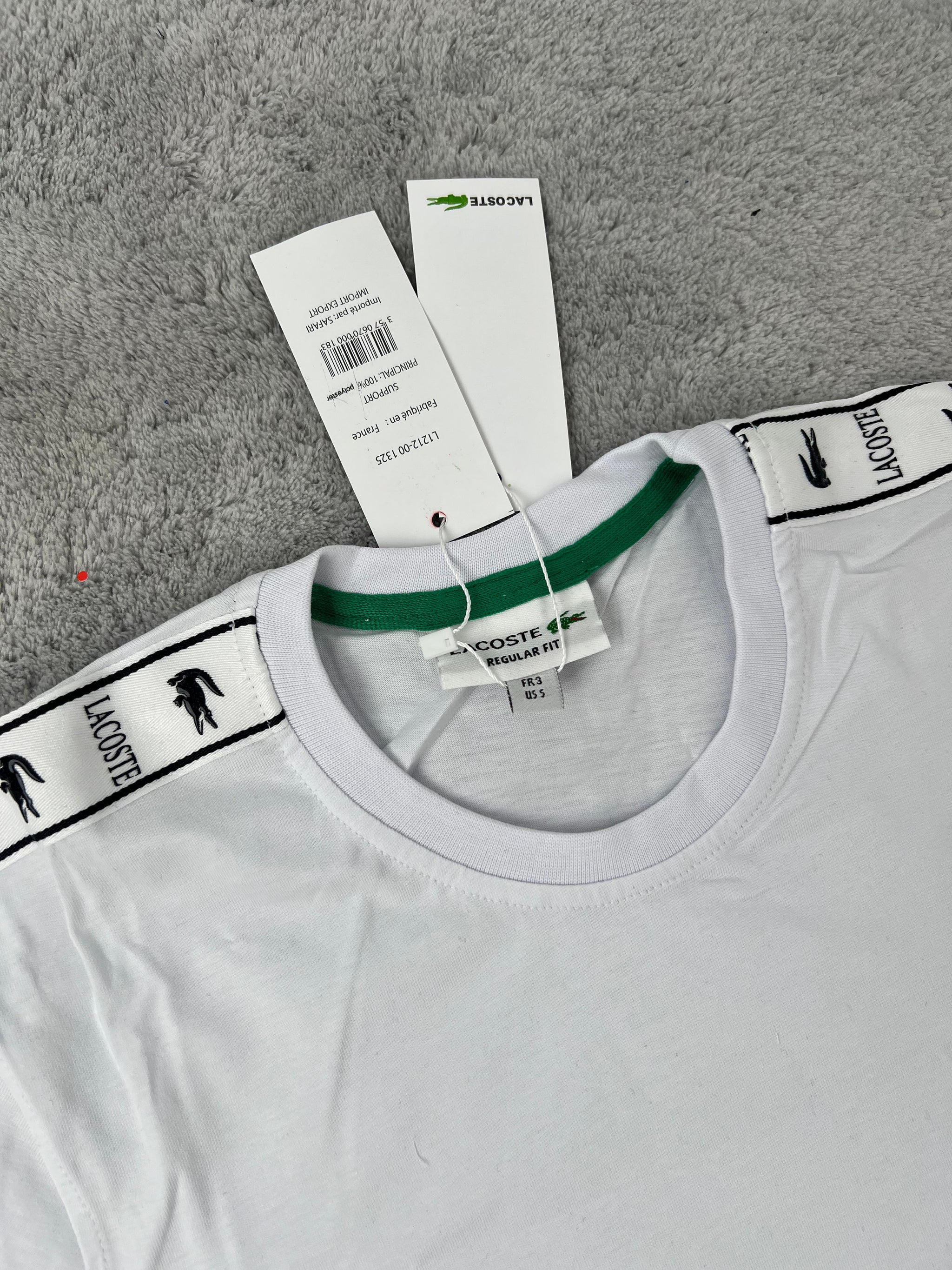 CONJUNTO LACOSTE - BLANCO