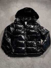 Chaqueta moncler pelo negro