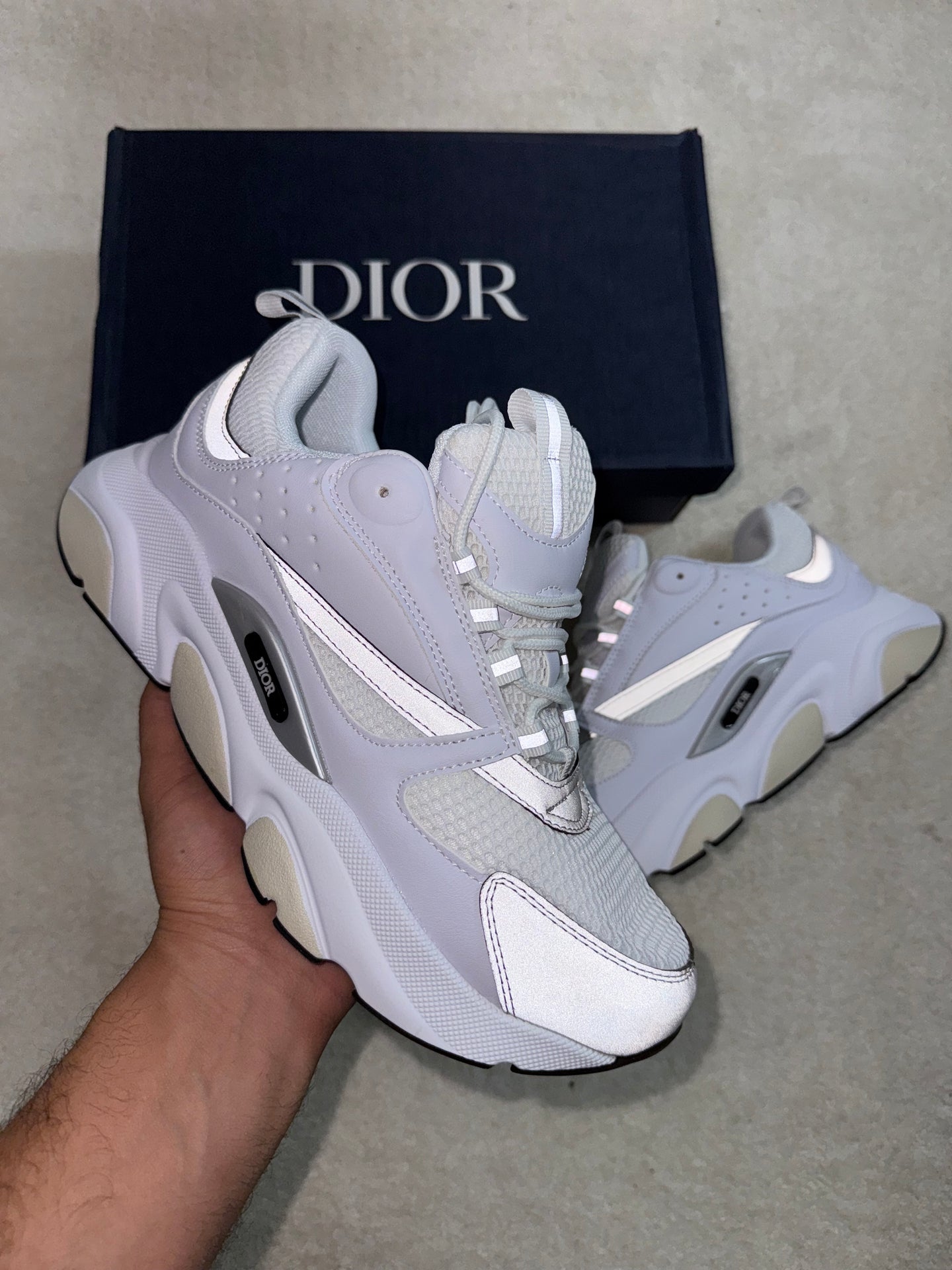 Dior B22 - White/Grey