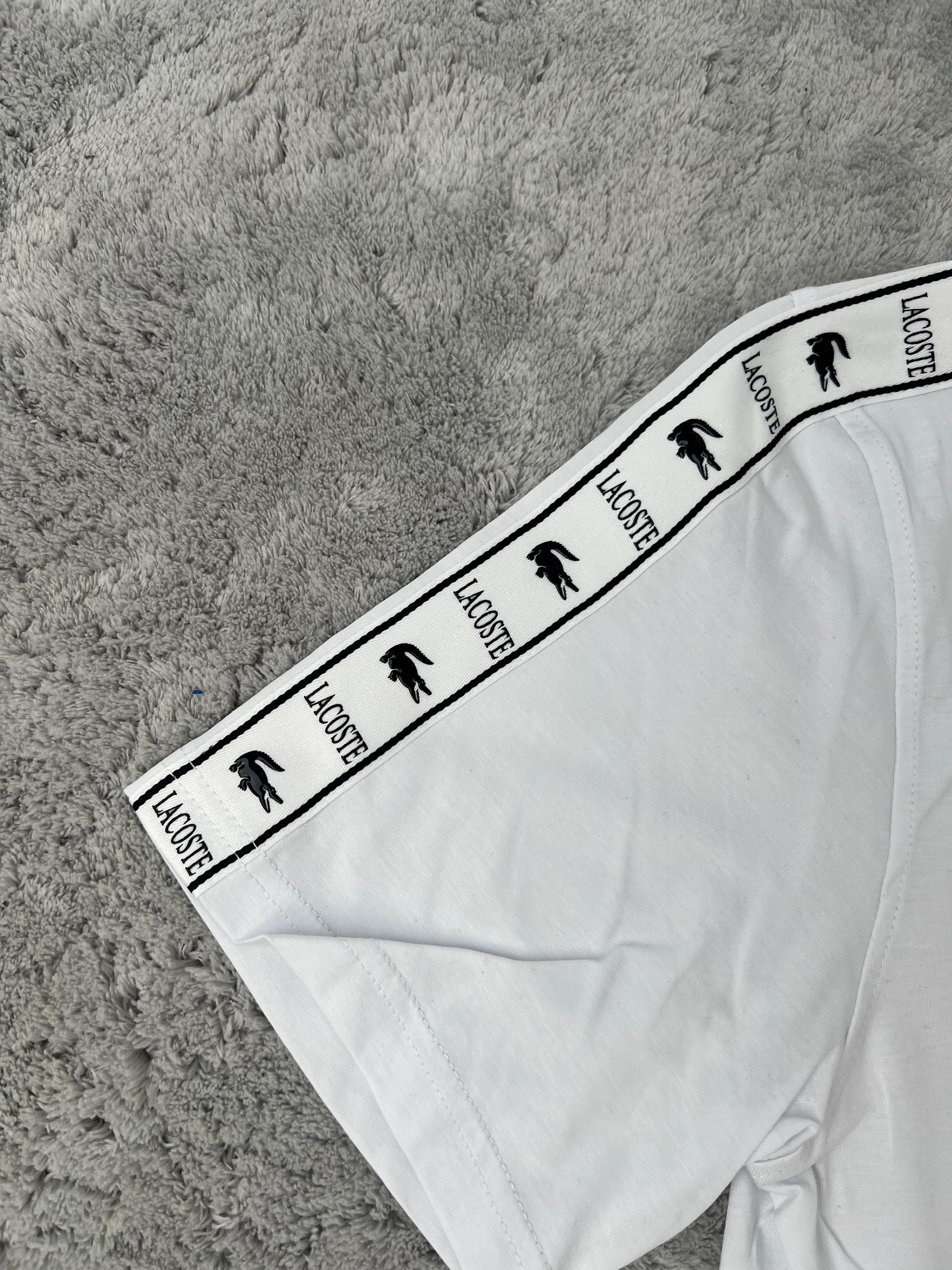 CONJUNTO LACOSTE - BLANCO