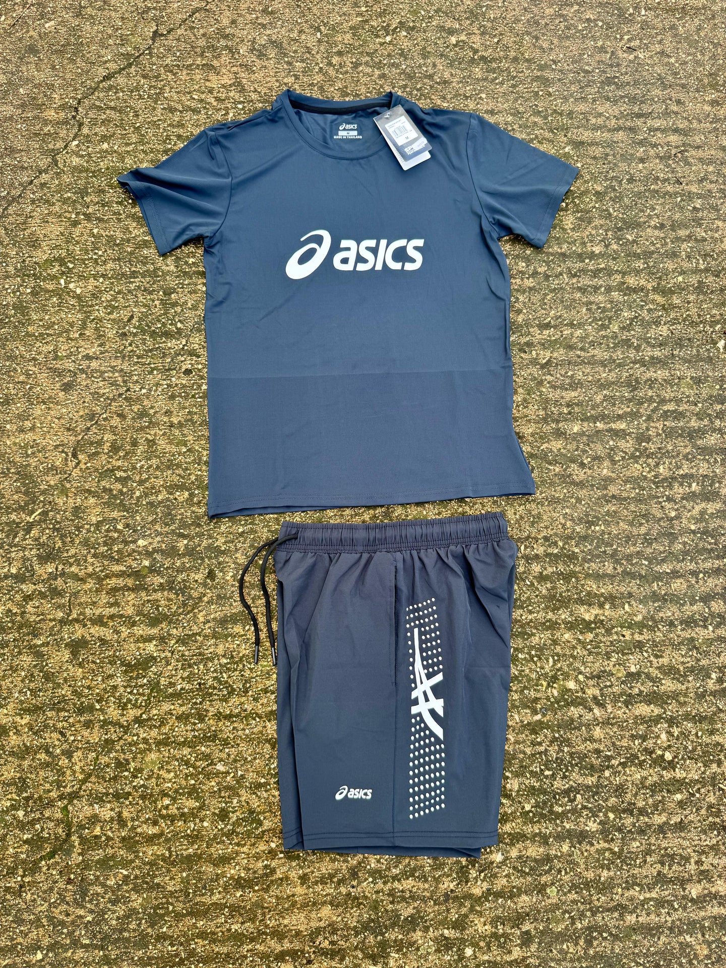 CONJUNTO ASICS - GRIS