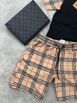 CONJUNTO CORTO - BURBERRY NEGRO