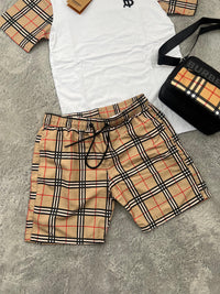 CONJUNTO CORTO - BURBERRY BLANCO