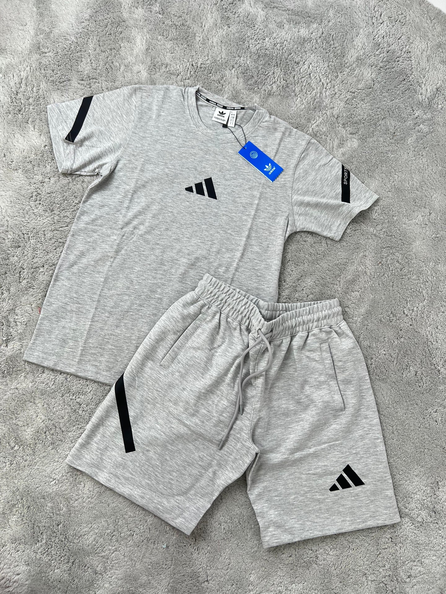 CONJUNTO ADIDAS - GRIS
