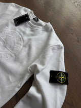 Sudadera Stone Island - Blanca