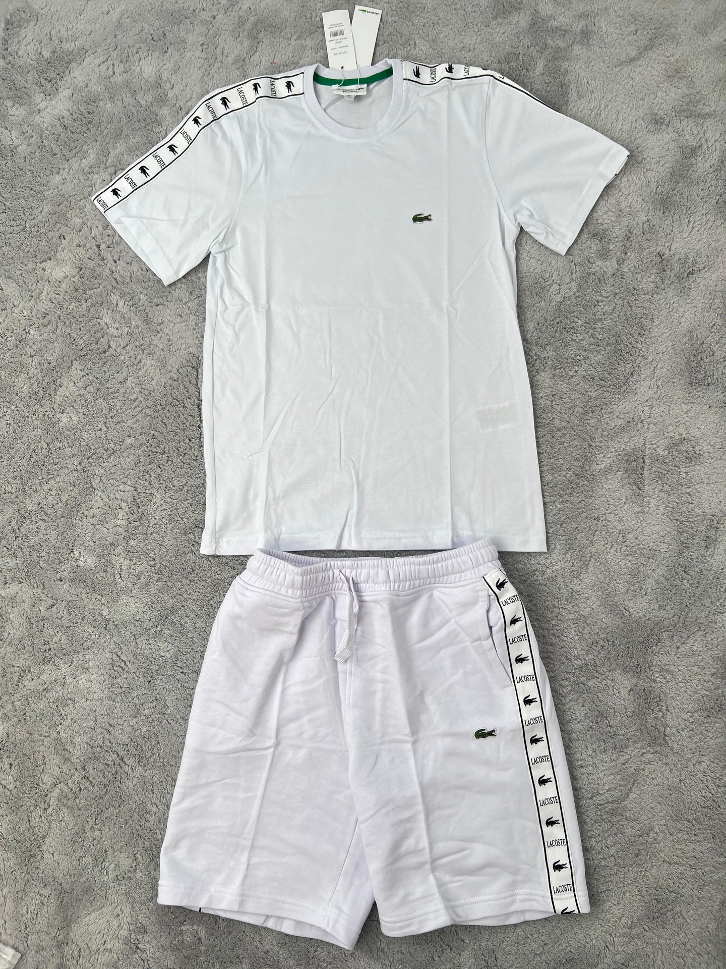 CONJUNTO LACOSTE - BLANCO