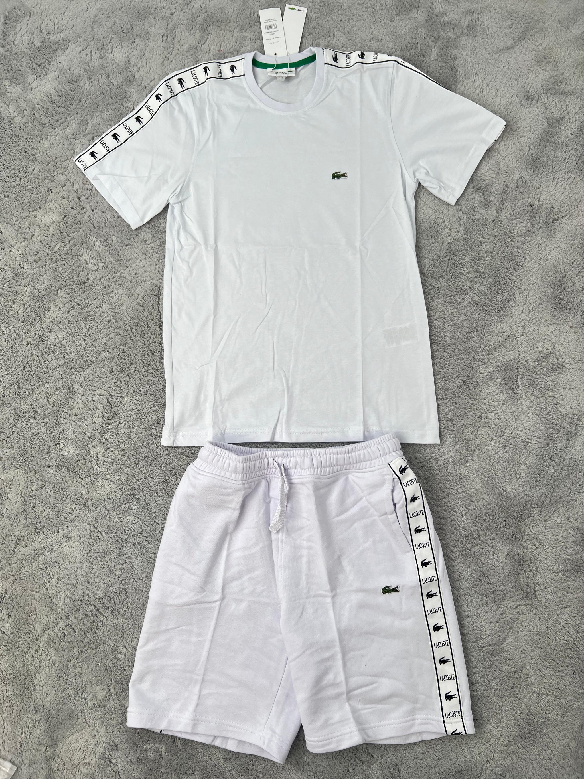 CONJUNTO LACOSTE - BLANCO