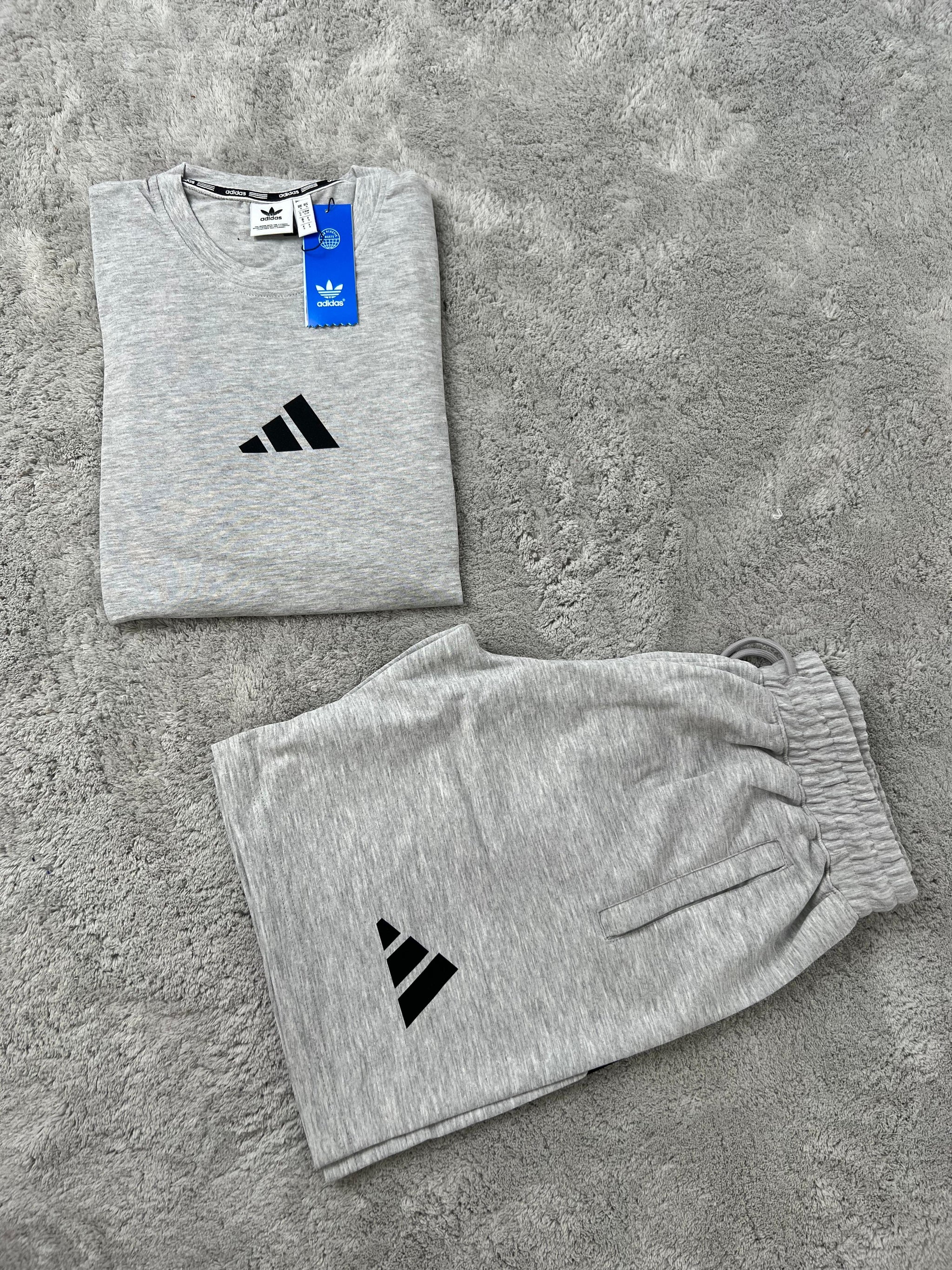 CONJUNTO ADIDAS - GRIS