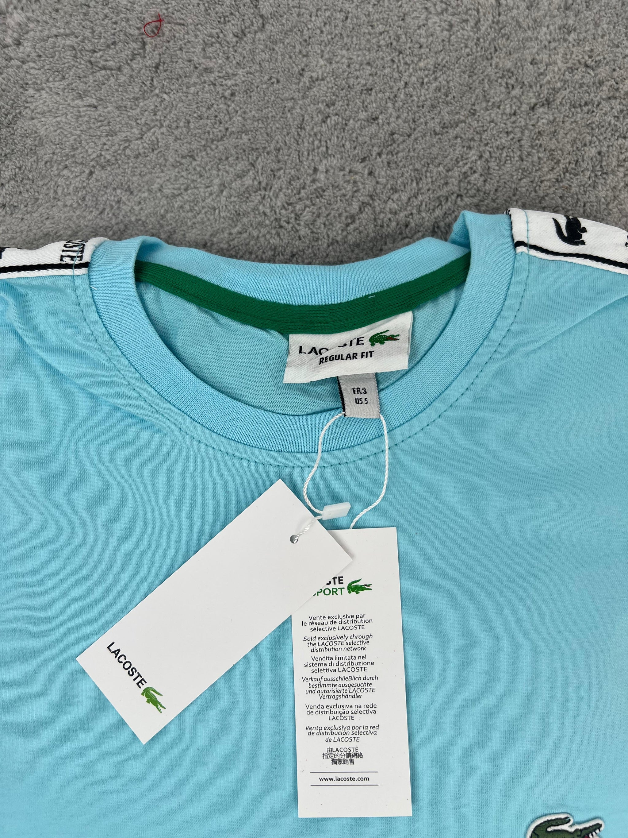 CONJUNTO LACOSTE - TURQUESA
