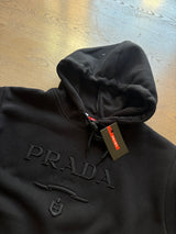 Sudadera con capucha Prada - Negra