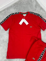CONJUNTO LACOSTE - ROJO