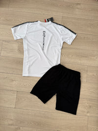 CONJUNTO CORTO - EA7 BLANCO