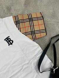 CONJUNTO CORTO - BURBERRY BLANCO