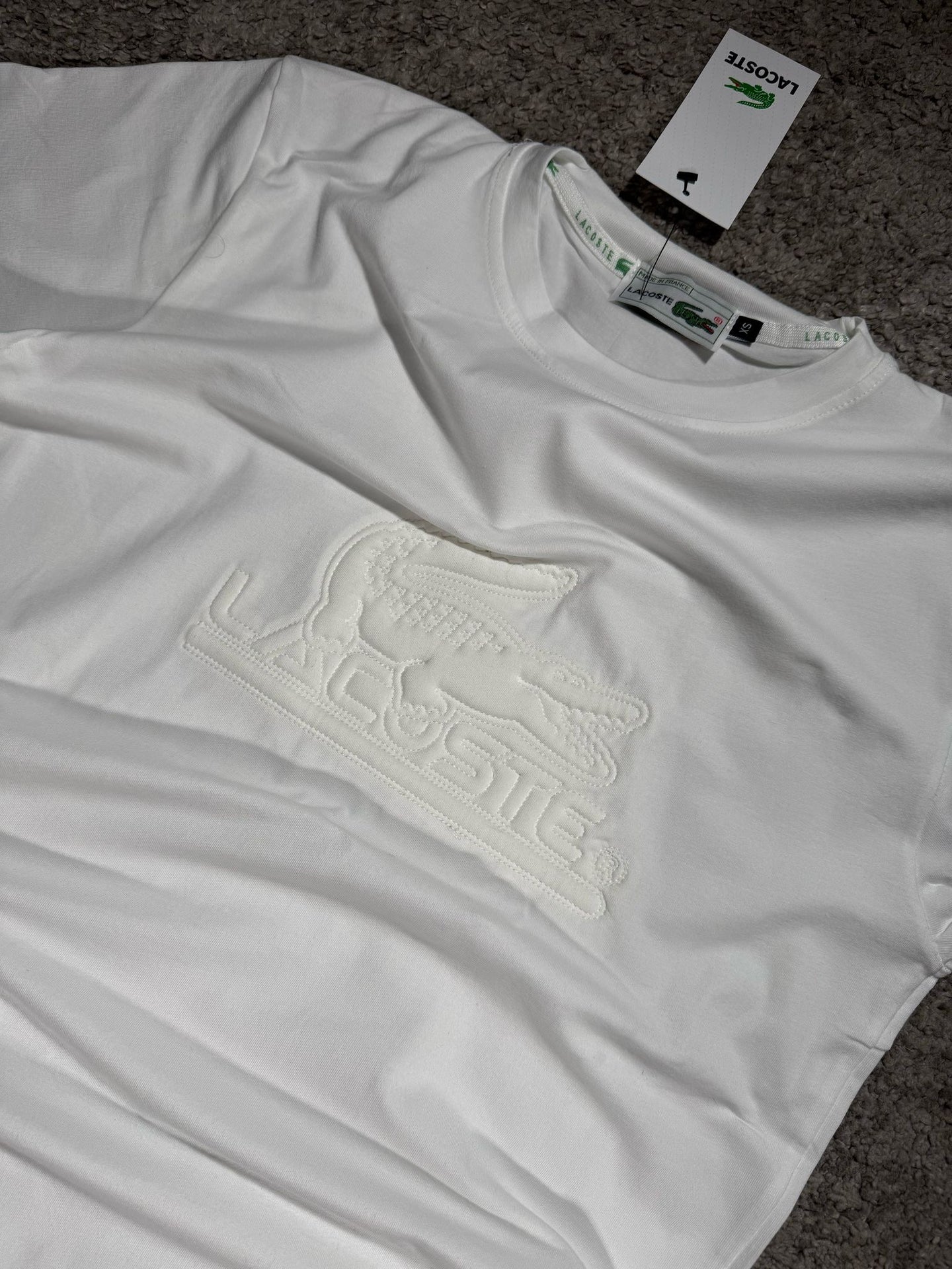 CONJUNTO LACOSTE - BLANCO