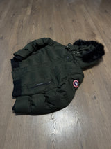 Chaqueta CANADA GOOSE - VERDE KAKI- Pelo Negro