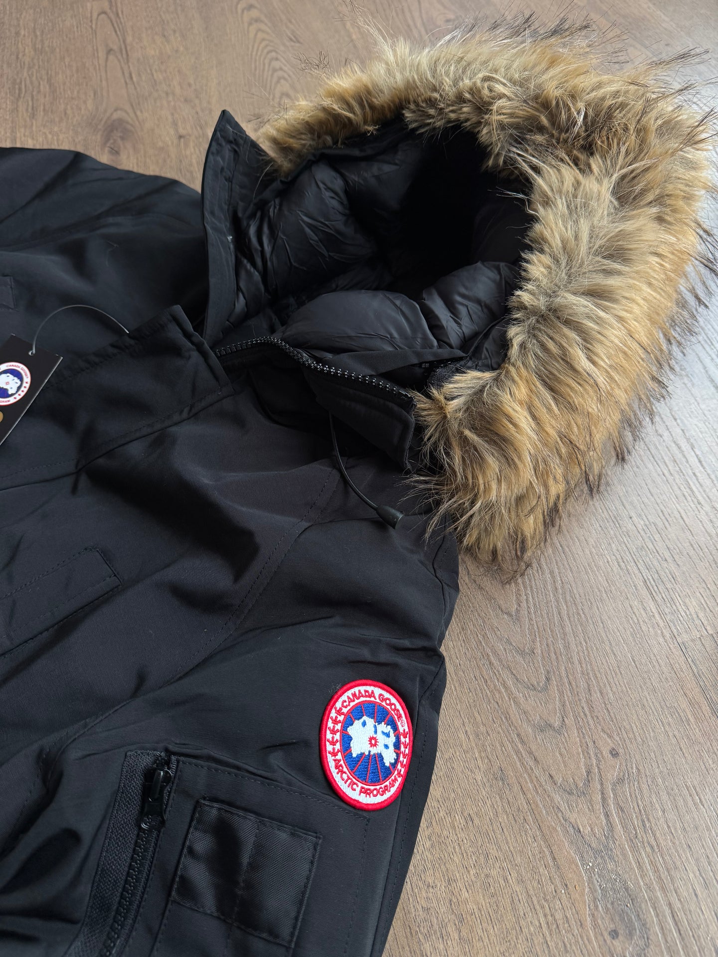 Chaqueta CANADA GOOSE - NEGRO - Pelo Marrón