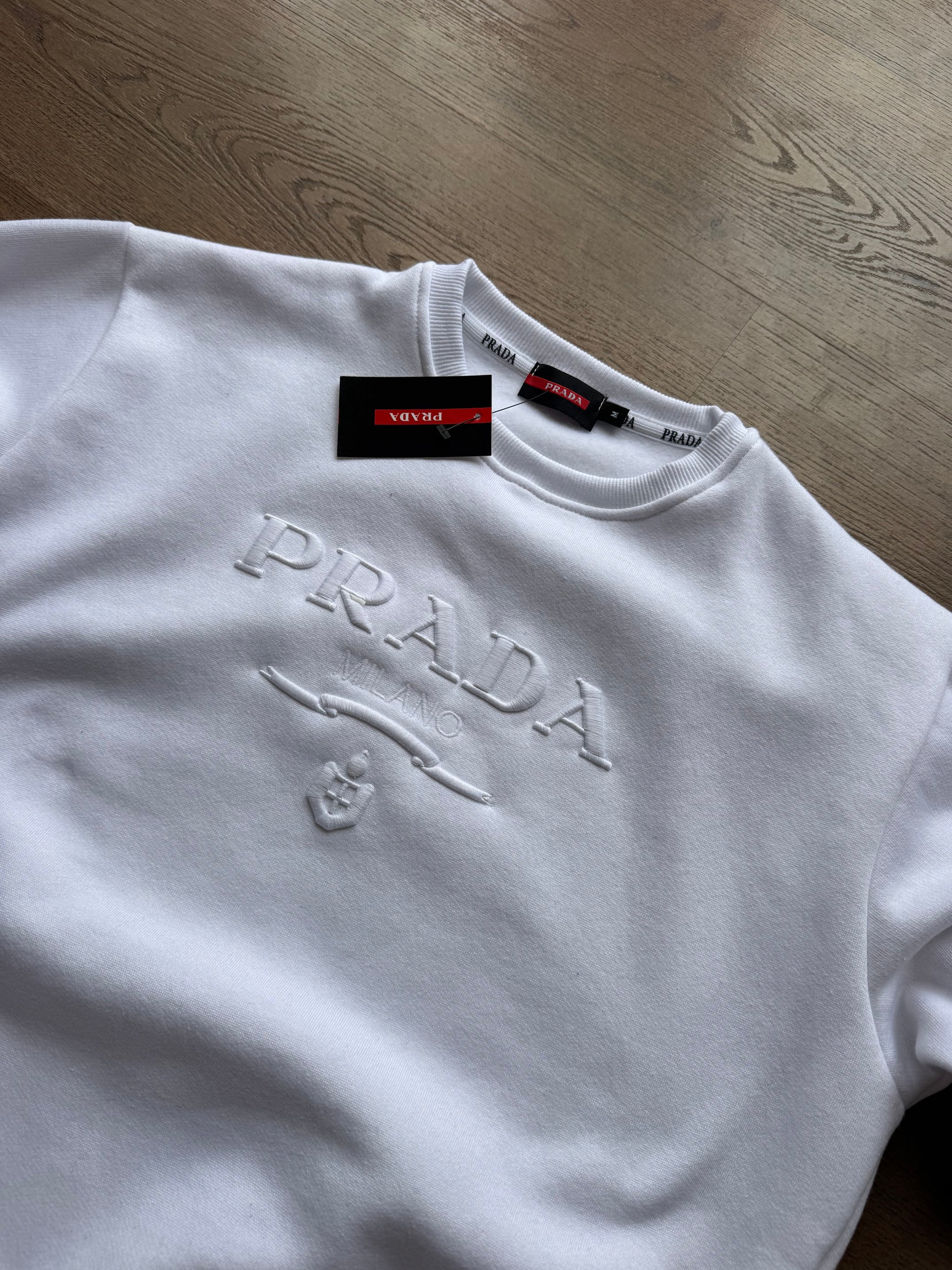 Sudadera Prada - Blanca