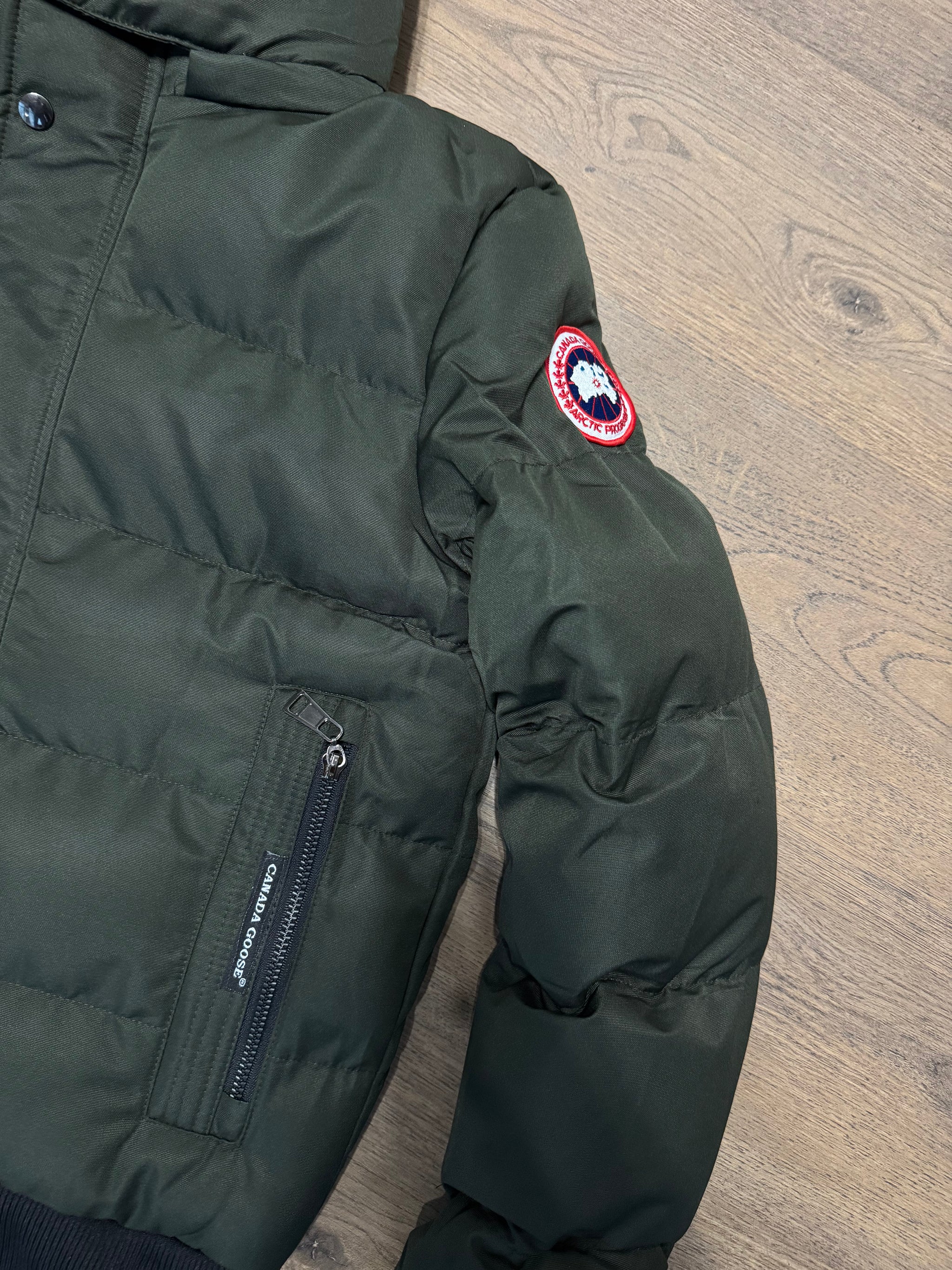 Chaqueta CANADA GOOSE - VERDE KAKI- Pelo Negro