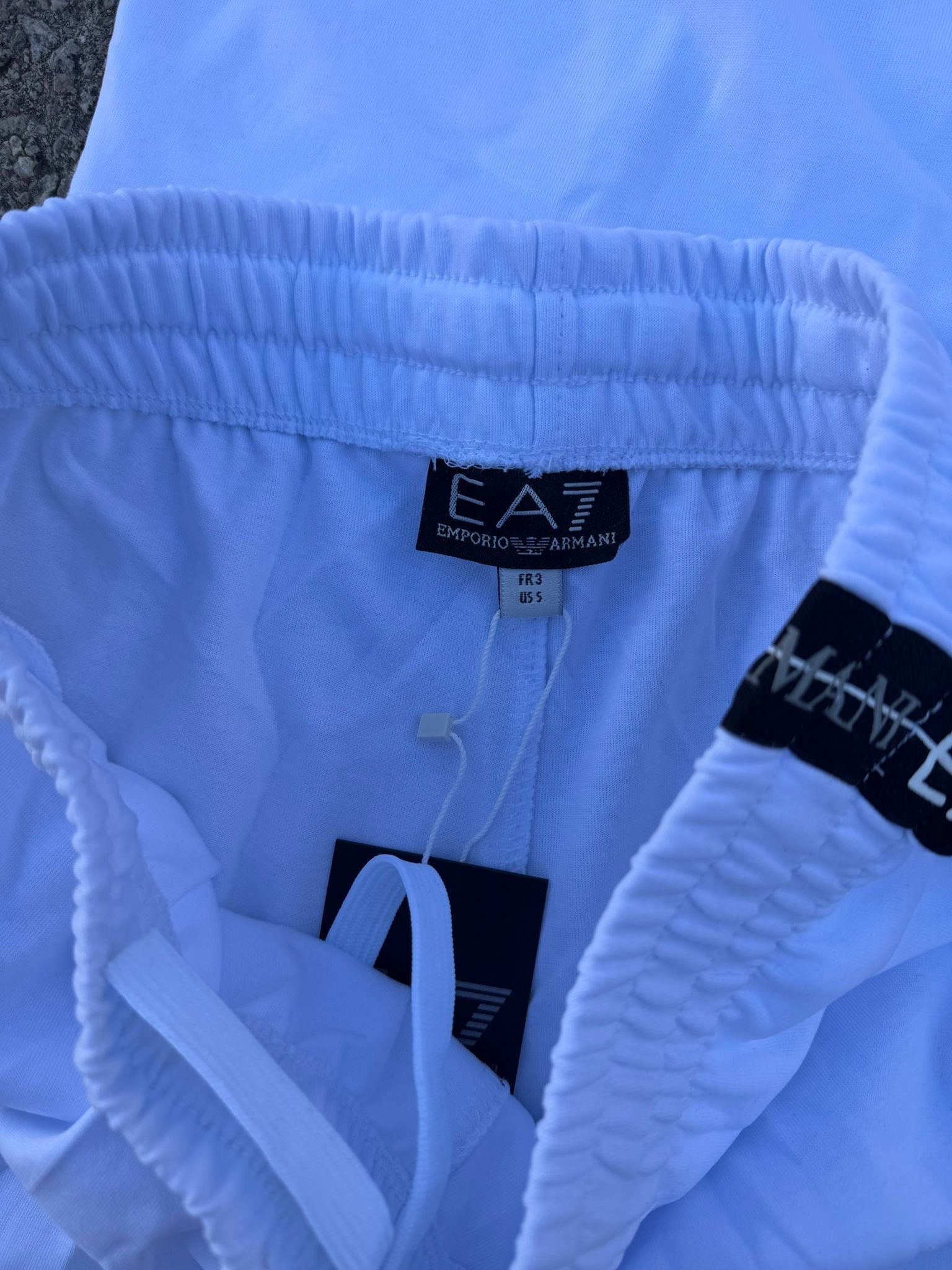 CONJUNTO CORTO - EA7 BLANCO 2