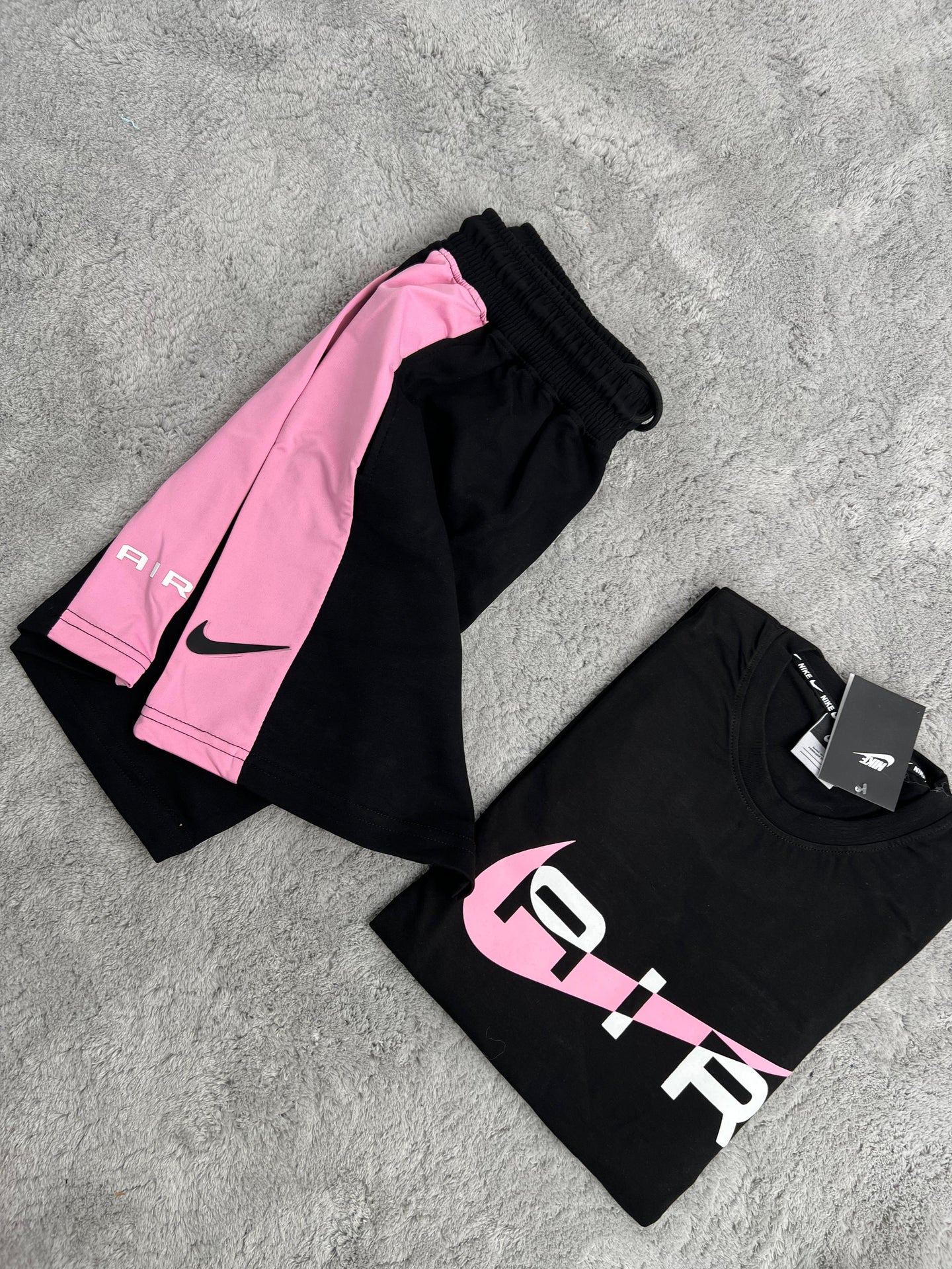 (CONJUNTO NIKE - NEGRO/ROSA