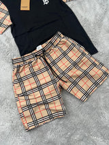 CONJUNTO CORTO - BURBERRY NEGRO