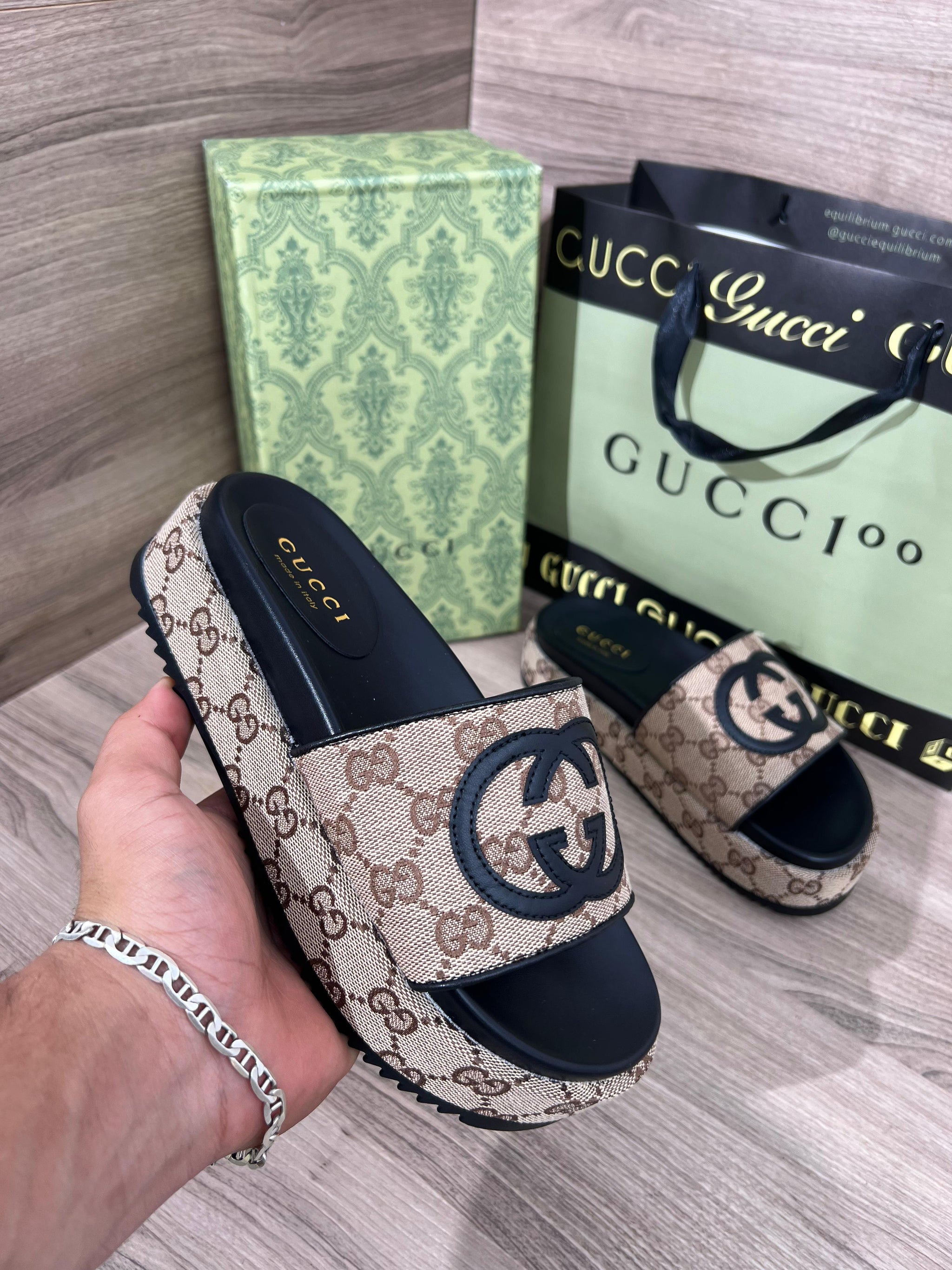 GUCCI - MARRON/NEGRO