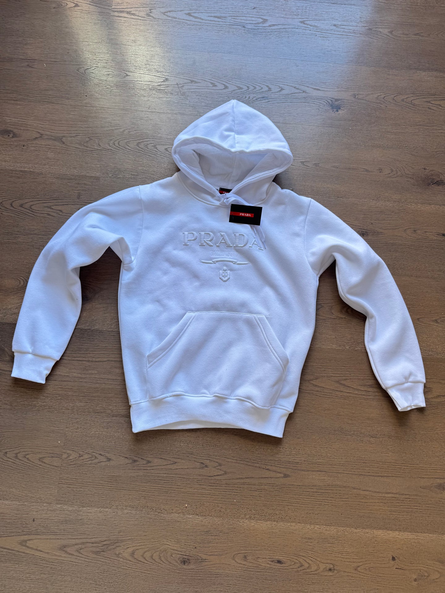 Sudadera con capucha Prada - Blanca