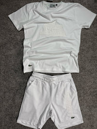 CONJUNTO LACOSTE - BLANCO