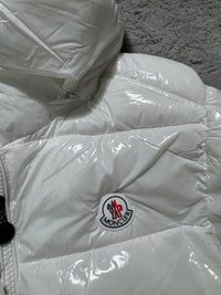 Chaqueta moncler pelo blanco