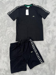 CONJUNTO LACOSTE - NEGRO